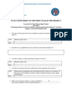 Evaluation Sheet 1