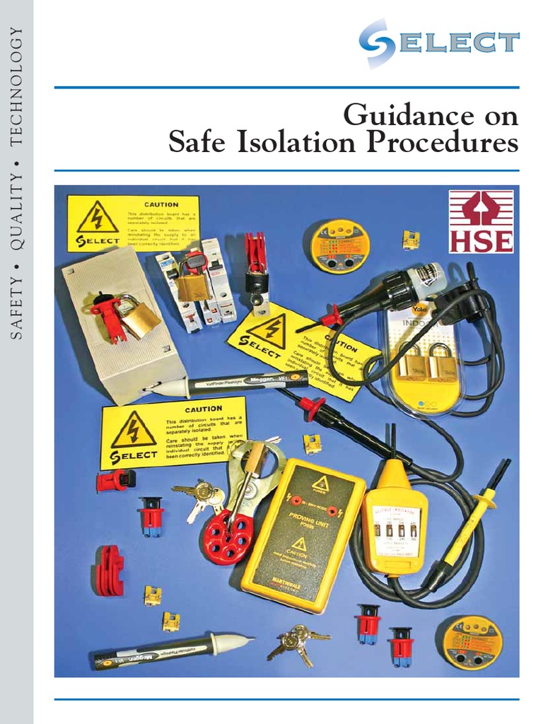select safe isolation procedures Occupational Safety And Health Fuse (Electrical)