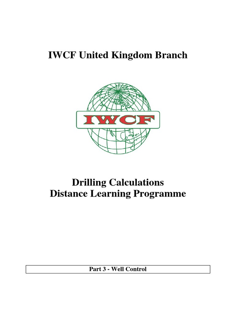IWCF Well Control Course Chapter 3 Porosity Pressure Prueba