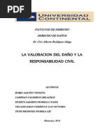 Monografia de La Valoracion Del Daño