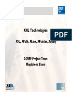 XML Technologies: XSL, XPath, XLink, XPointer, XQuery