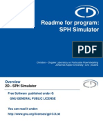 Readme For Program: SPH Simulator