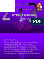 Grand Case" Uterine Myoma"