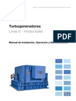 122241871 WEG Turbogenerador 10656299 Manual Espanol