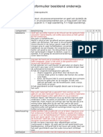 Reflectieformulier Beeldend Onderwijs Schilderopdracht