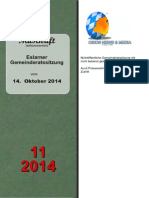 Eslarner Gemeinderatssitzungen - 14.10.2014