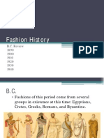 fashion history 1890 to 1940