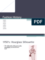 fashion history 1950 to 2000