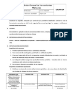 Estándar herramientas manuales