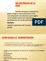 Tema No. 01 Antecedentes Históricos de La Administracion