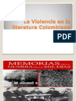 La Violencia en La Literatura Colombiana
