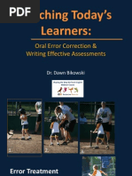 Error Correction and Assessment