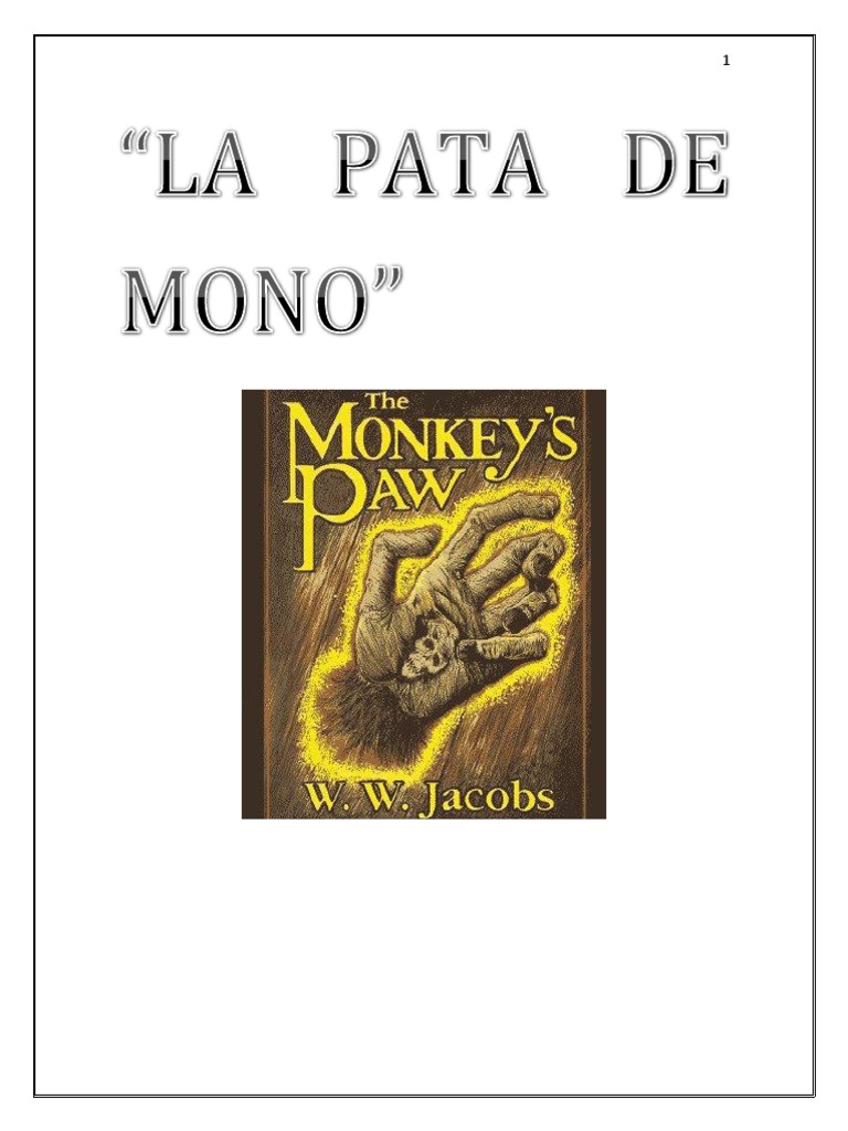 La Pata de Mono Análisis Narrativo