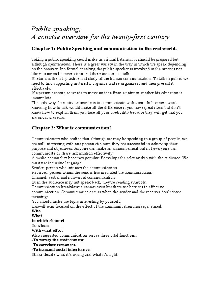 Mastering Public Speaking Skills | PDF | Social Science