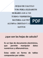 Hojas de Calculo