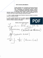 Nota de Esclarecimento PR