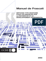 OECDFrascatiManual02 Fr