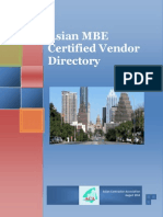 2014 Asian MBE Certified Vendor Directory