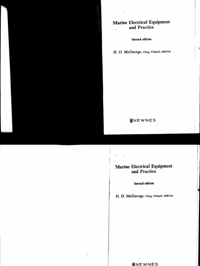 Marine Electrical Equipment and Practice PDF