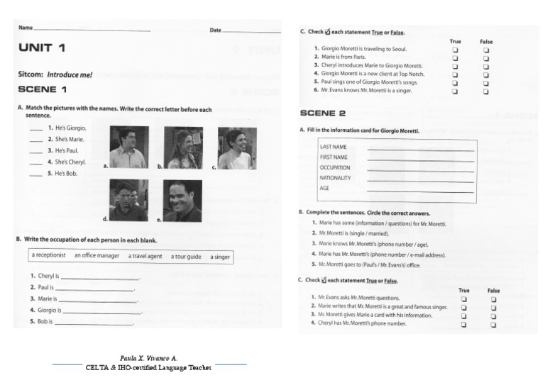 Top Notch 1 Workbook Solutions | PDF | Language Education | Second ...