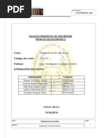 programación de obras