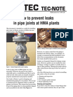 Prevent Leaks Pipe Joints
