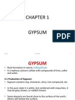 1 Gypsum