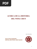 Acerca de La Historia Del Wing Chun