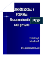 Exclusion Social y Pobreza Peru