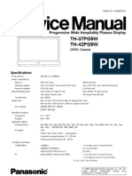 TH-42PG9W Service Manual