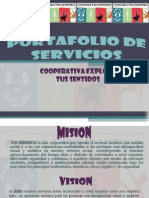 Portafolio Cooperativa Explora Tus Sentidos