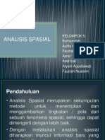 Analisis Spasial