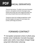 Penilaian Kontrak Forward