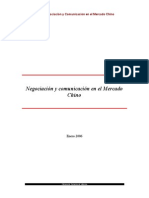 Negociacion y Comunicacion en El Mercado Chino