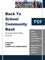 Back To School Community Bash