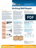 Crack Stitching Rod