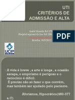 Admissao e Alta em Uti-2012