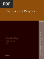 (Oudtestamentische Studien) Becking-Psalms and Prayers-BRILL (2007) PDF