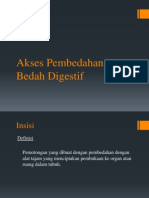 Akses Pembedahan Bedah Digestif