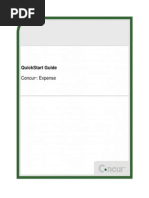 Concur Expense Guide
