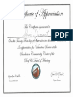 cert of appreciation