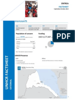 UNHCR Eritrea - Operation Fact Sheet - Sep-Oct 2014