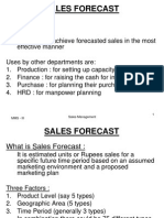 4.Sales Forecast