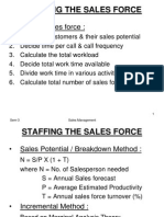 Staffing The Salesforce