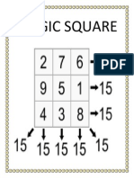 Seven matchsticks form three squares puzzle