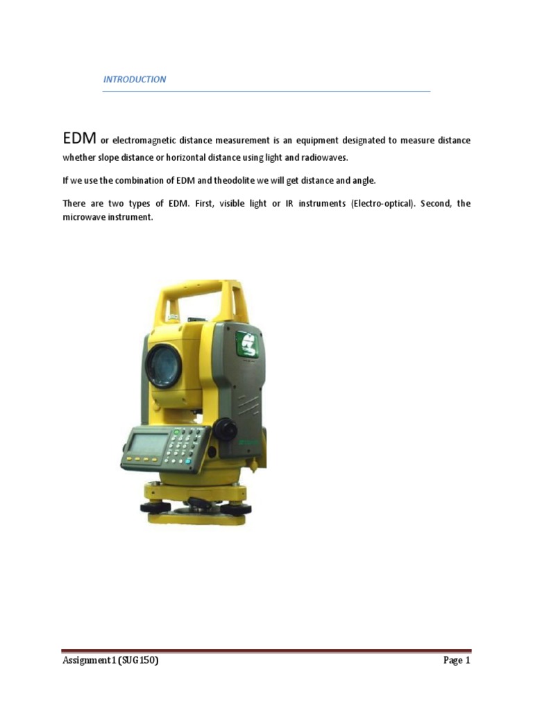 EDM Surveying Light