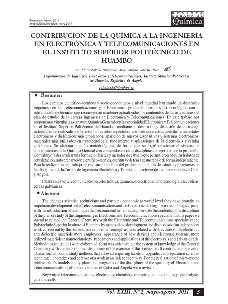 INFORME CIENTIFICO Ingeniería Ingeniería Electrónica