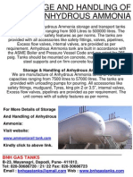 Storage and Handling of Anhydrous Ammonia