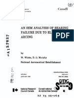 Failure Due To Electrical: An Sem Analysis of Bearing