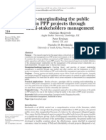 De-Marginalising The Public in PPP Projects Through Multi-Stakeholders Management